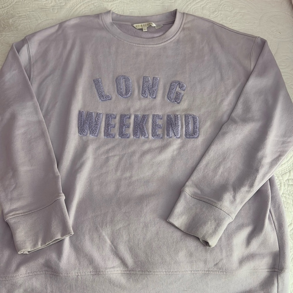 Long weekend sweatshirt